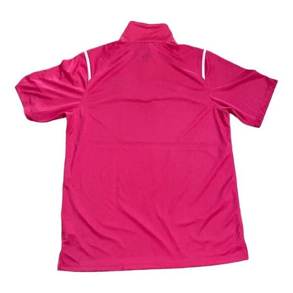 Nike Mens Pink Short Sleeve Collared Dri-Fit Athletic Polo Shirt Size Large - Picture 4 of 12